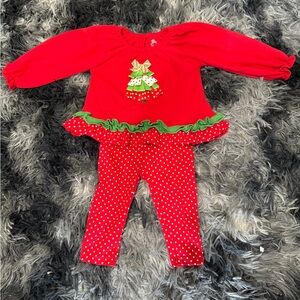 Baby Essentials Holiday Baby Girls 2-pc. Pant Set